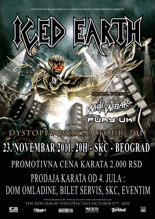 Iced Earth - СКЦ Београд