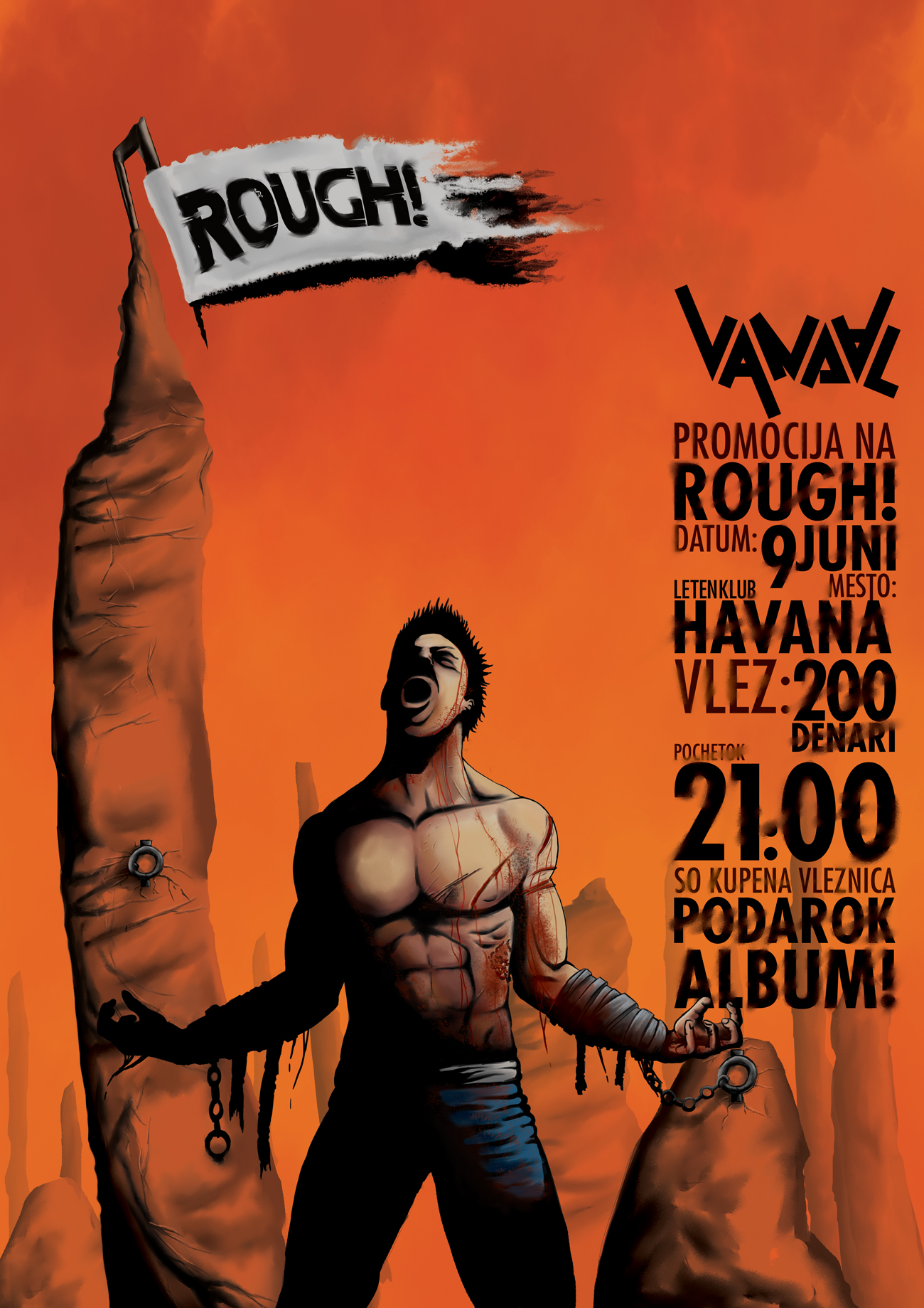 VANDAL - Презентација и промоција на албумот "ROUGH!"