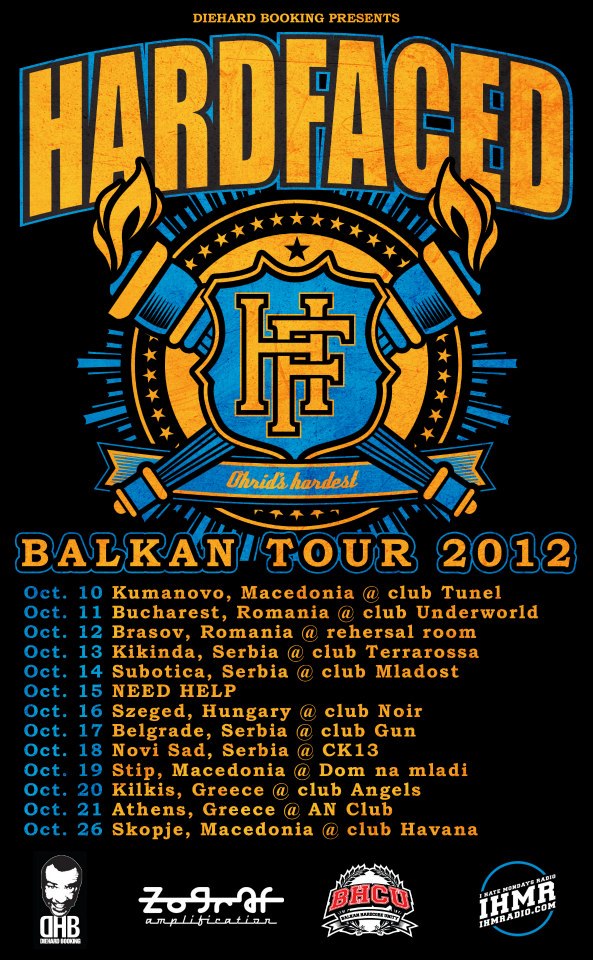 Hardfaced на Балканска турнеја