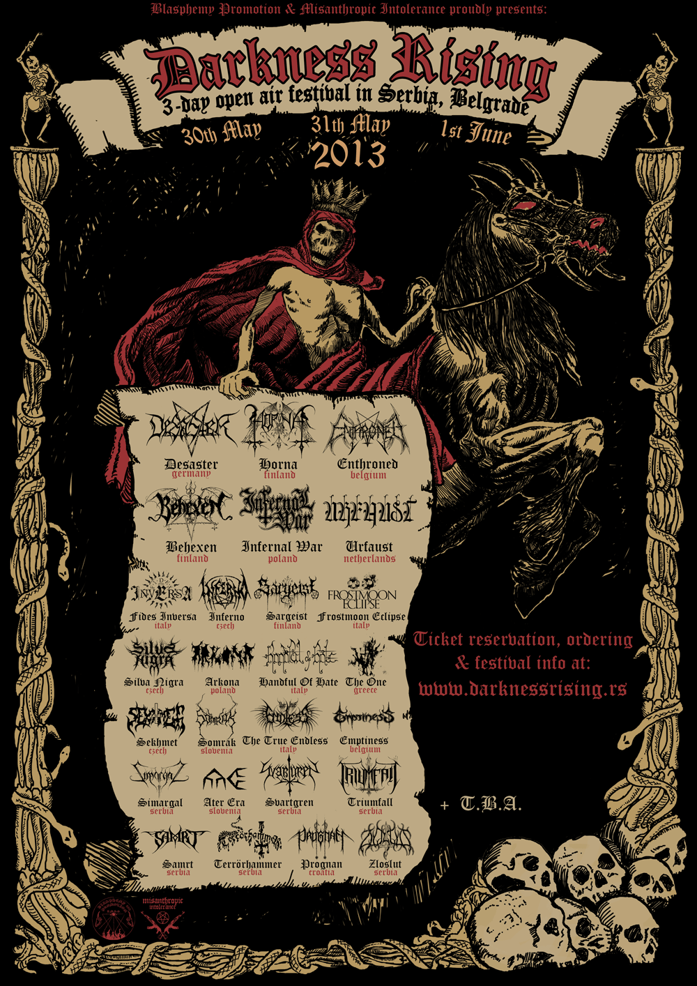 30.05. - 01.06.2013 Darkness Rising Festival @ Beograd