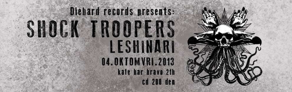 SHOCK TROOPERS - Промоција на албумот "Лешинари" Public