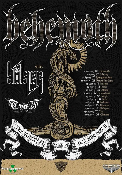 BEHEMOTH(Pol)/ BOLZER(Ch)-19.04.2015-MKC,Skopje!!!!