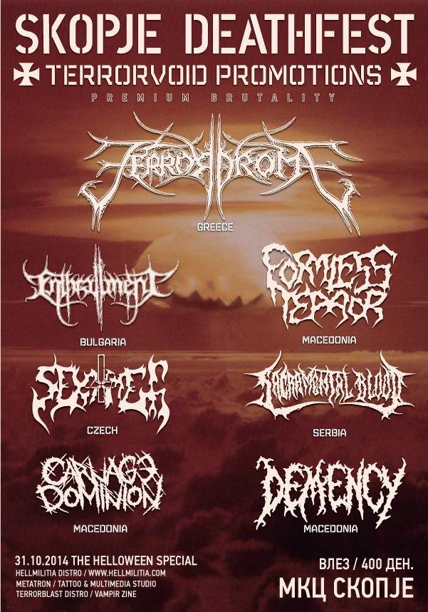 SKOPJE DEATHFEST - 31.10.2014..MKC-The Helloween Special!!!
